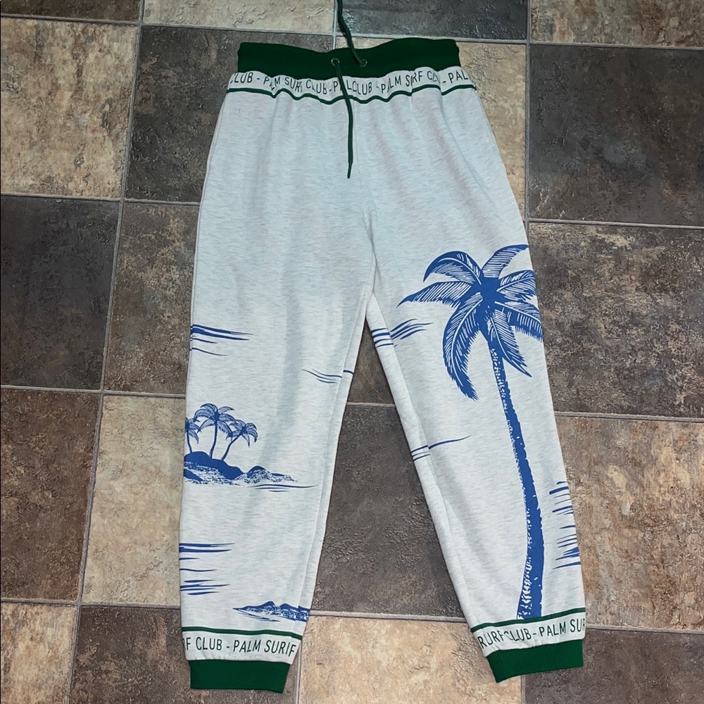 Vintage Havana Gray and Blue Track Pants